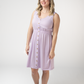 Beverly Button Dress - Lavender