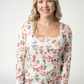 Alyssa Long Sleeve Top - Autumn Watercolor