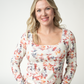 Alyssa Long Sleeve Top - Autumn Watercolor