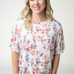 Katie Cozy Top - Autumn Watercolor