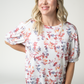 Katie Cozy Top - Autumn Watercolor
