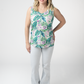 Noelle Tank - Tropical Leaf