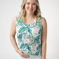 Noelle Tank - Tropical Leaf