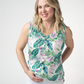 Noelle Tank - Tropical Leaf