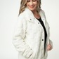 IN STOCK Checkered Snap Sherpa - Ivory
