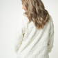 IN STOCK Checkered Snap Sherpa - Ivory