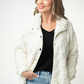IN STOCK Checkered Snap Sherpa - Ivory