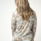 Larissa Long Sleeve - Neutral Leaves