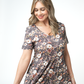 Sarah Ruffle Short Sleeve - Blushwood Floral