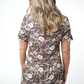 Sarah Ruffle Short Sleeve - Blushwood Floral