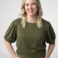 Katie Cozy Top - Olive