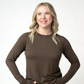 Long Sleeve Top - Brown
