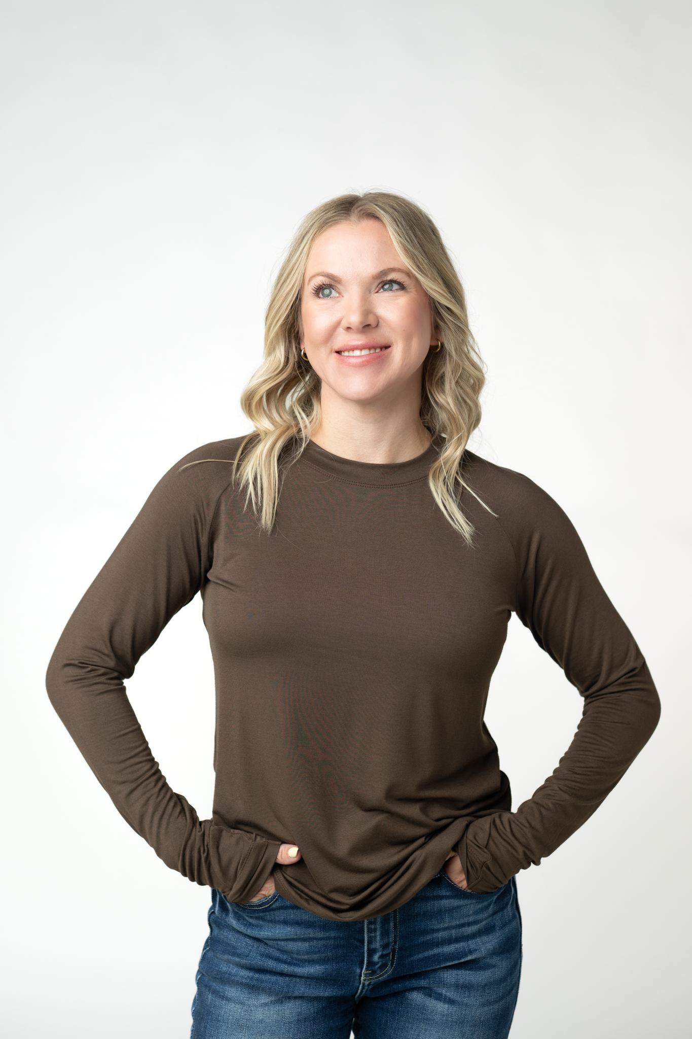 Long Sleeve Top - Brown