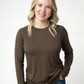 Long Sleeve Top - Brown