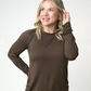 Long Sleeve Top - Brown