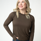 Long Sleeve Top - Brown