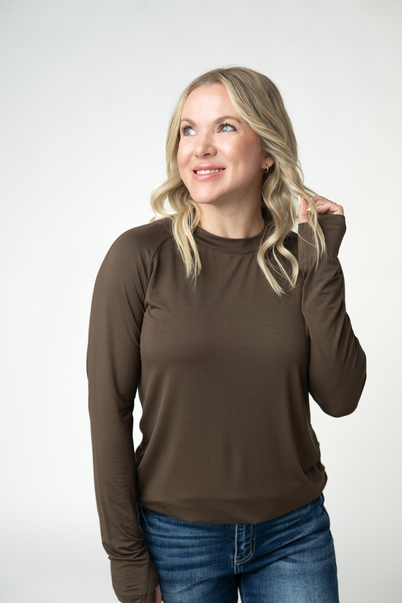 Long Sleeve Top - Brown