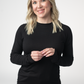 Blair Long Sleeve Top - Black