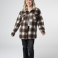 IN STOCK Norah Shacket - Brown Plaid