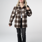 IN STOCK Norah Shacket - Brown Plaid