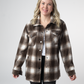 IN STOCK Norah Shacket - Brown Plaid