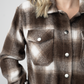 IN STOCK Norah Shacket - Brown Plaid