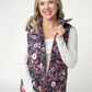 IN STOCK Remy Zip Up Vest - Blushwood Floral