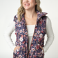 IN STOCK Remy Zip Up Vest - Blushwood Floral