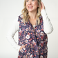 IN STOCK Remy Zip Up Vest - Blushwood Floral