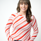Blair Long Sleeve Top - Candy Cane