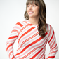Blair Long Sleeve Top - Candy Cane