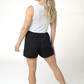 Weslie Waffle Shorts - Black