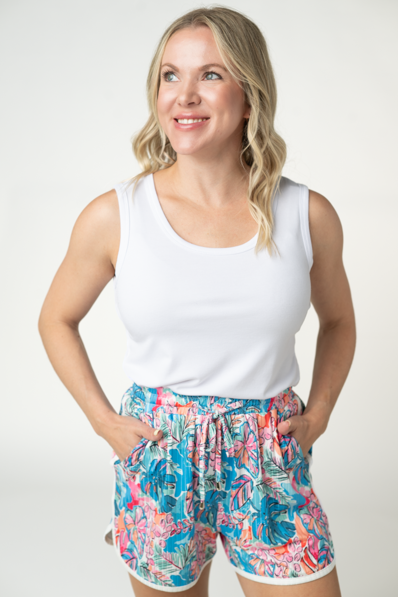 INova Summer Shorts - Tropical Palm