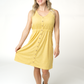 Yellow Beverly Button Dress