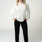 Miranda Dot Top - White
