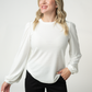 Miranda Dot Top - White
