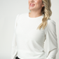 Miranda Dot Top - White