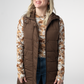 Harlow Long Vest - Brown