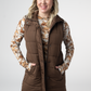 Harlow Long Vest - Brown