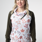 Classic Zoey ZipCowl Sweatshirt - Autumn Leaves and Olive