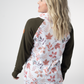 Classic Zoey ZipCowl Sweatshirt - Autumn Leaves and Olive