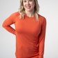 Blair Long Sleeve Top - Pumpkin
