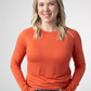 Blair Long Sleeve Top - Pumpkin
