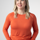 Blair Long Sleeve Top - Pumpkin