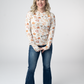 Blair Long Sleeve Top - Harvest Leaves