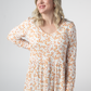 Long Sleeve Sarah Ruffle Top - Autumn Vines