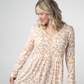 Long Sleeve Sarah Ruffle Top - Autumn Vines
