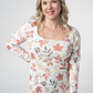 Alyssa Long Sleeve Top - Harvest Leaves
