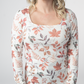 Alyssa Long Sleeve Top - Harvest Leaves