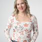 Alyssa Long Sleeve Top - Harvest Leaves